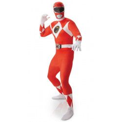 Déguisement seconde peau Power Rangers™ rouge homme taille M Déguisements I-810945M