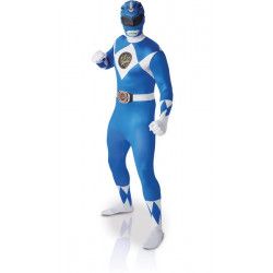 Déguisement seconde peau Power Rangers™ bleue homme taille XL Déguisements I-810948XL