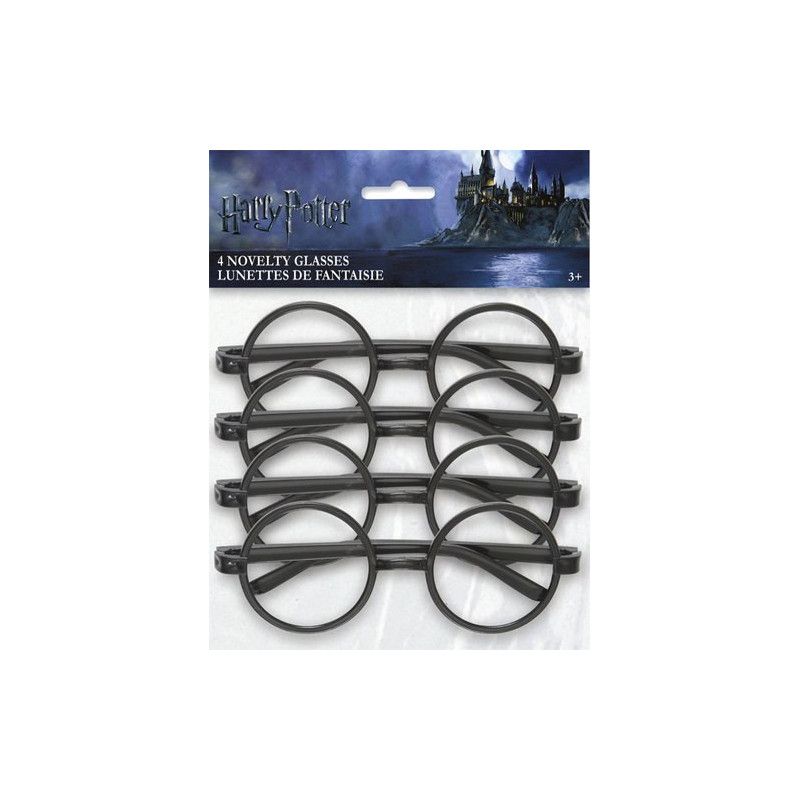 Quatre paires de lunettes Harry Potter Accessoires de fête U59071