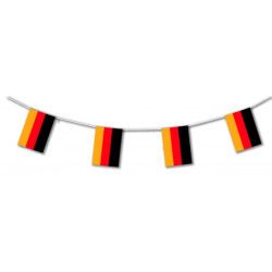 Guirlande plastique drapeau Allemand 10 m Déco festive 20405SC