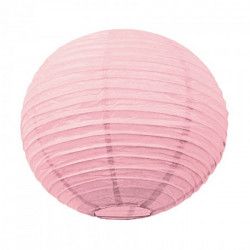 Lanterne japonaise rose dragée 35 cm Déco festive 50211M