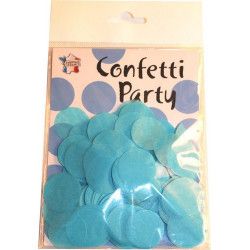 Sachet 15 grammes confettis 2.5 cm - Bleu pastel Déco festive 22605CI