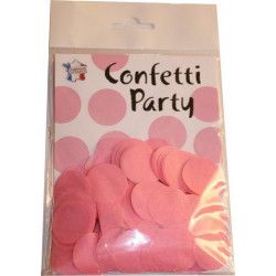 Sachet 15 grammes confettis 2.5 cm rose Déco festive 22605RO