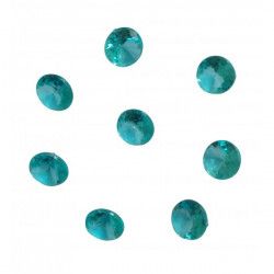 Sachet 100 diamants turquoise décoration festive Déco festive 1151TQ