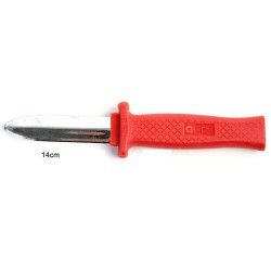 Couteau en plastique rétractable 14 cm vendu par 48 Accessoires de fête 12703-LOT