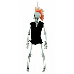 Squelette Punk 40 cm à suspendre Déco festive 17840