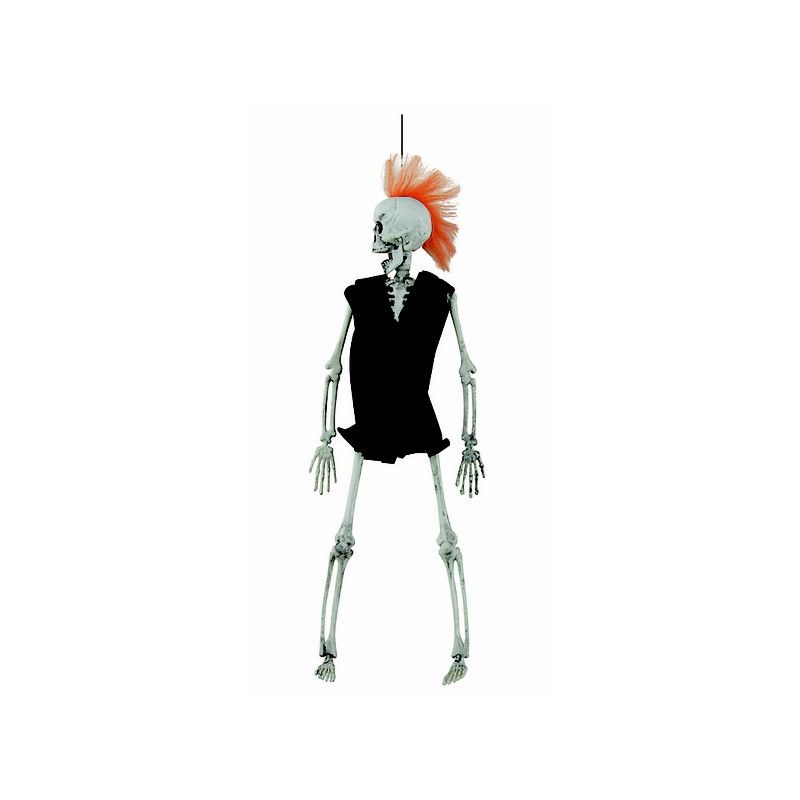 Squelette Punk 40 cm à suspendre Déco festive 17840
