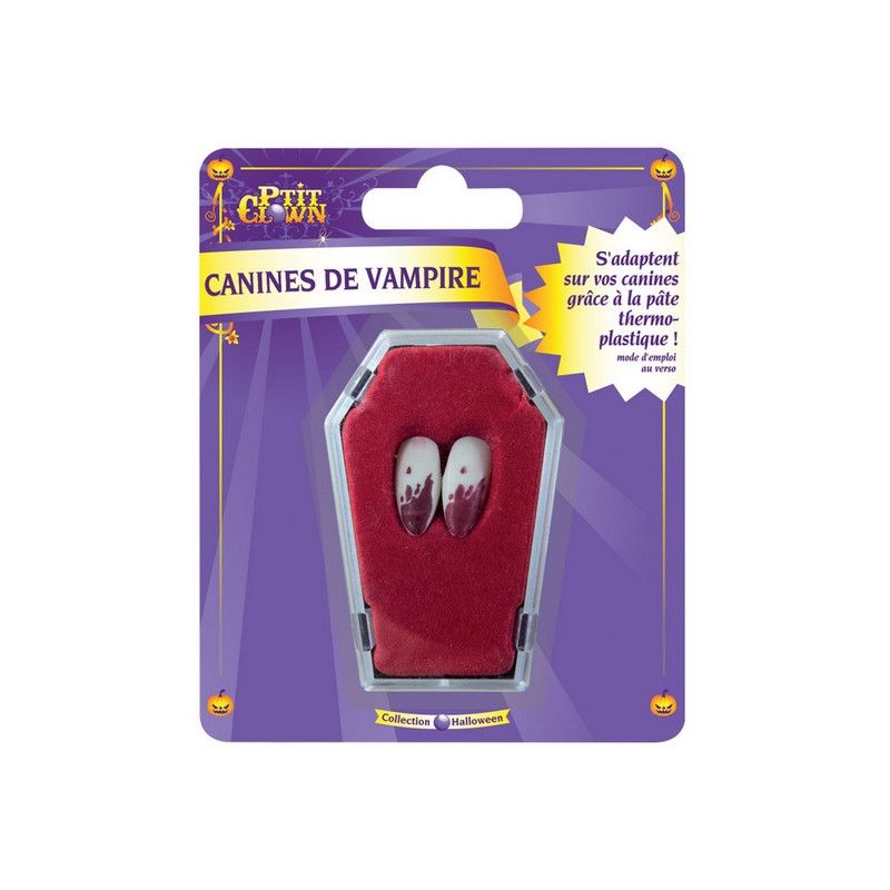Canines vampire sanglantes Halloween Accessoires de fête 63296