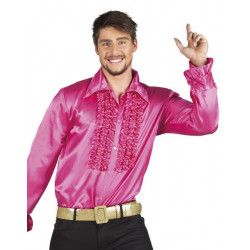 Déguisement chemise disco rose vif homme Déguisements 0213-
