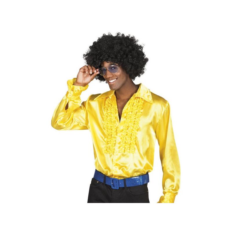 Déguisement chemise disco jaune homme Déguisements 02131-