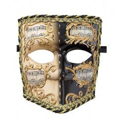 Vénitiens Masque pour les adultes "BAUTA" party Costume Masque visage