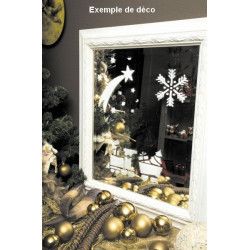 Pochoir Noël plastique réutilisable Déco festive 8200101