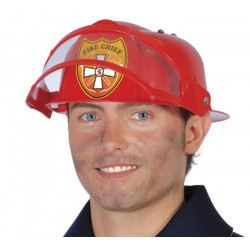 Casque chef pompier américain Accessoires de fête 13798
