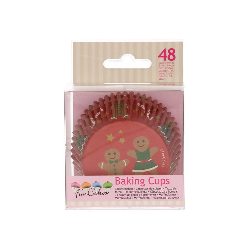 Caissettes à cupcakes pain d'épice x 48 Cake Design FC4206