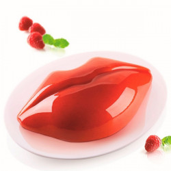 Moule silicone lèvres 3D Bacio Silikomart 25 cm Cake Design S3D20365