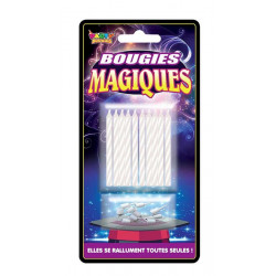 Bougies magiques x 10 Déco festive B13307