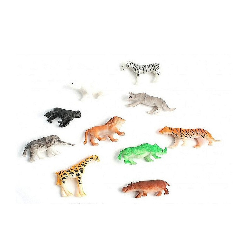 Animal du zoo plastique vendu par 48 Jouets et articles kermesse 11027BG