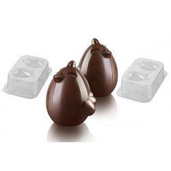Moule oeufs chocolat 3D Paul Cino Silikomart Cake Design 70.602.99.0065