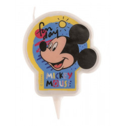 Bougie anniversaire 2D Mickey Mouse™ Déco festive 346217