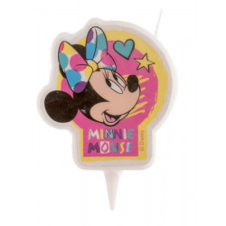 Bougie anniversaire 2D Minnie Mouse™ Déco festive 346218