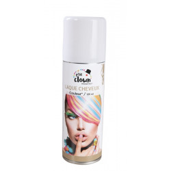 Spray laque cheveux 125 ml Blanc Accessoires de fête 72000