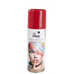Spray laque cheveux 125 ml Rouge Accessoires de fête 72034CLOWN