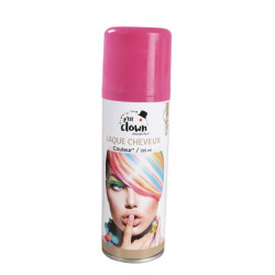Spray laque cheveux 125 ml Rose Accessoires de fête 72001CLOWN