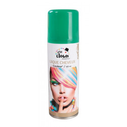 Spray laque cheveux 125 ml Vert Accessoires de fête 72023