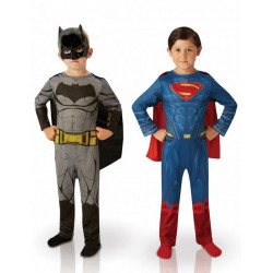 Panoplie 2 déguisements Batman et Superman - Dawn of Justice™ garçon 5-6 ans Déguisements I-620433M