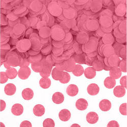 Sachet 15 grammes confettis 2,5 cm métallisé Rose Déco festive 22606RO