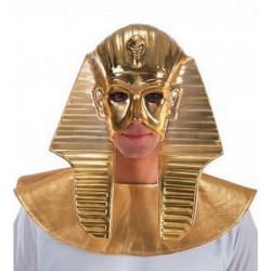 Masque Pharaon plastique doré adulte Accessoires de fête 00220