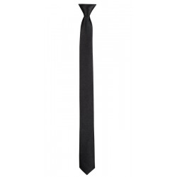 Cravate noir brillant 50 cm Accessoires de fête 52960