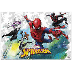 Nappe Spiderman Team Up™ 120x180cm Déco festive LSPI89449