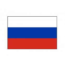 Lot 10 drapeaux Russie 9.5x16cm Déco festive 14520RU