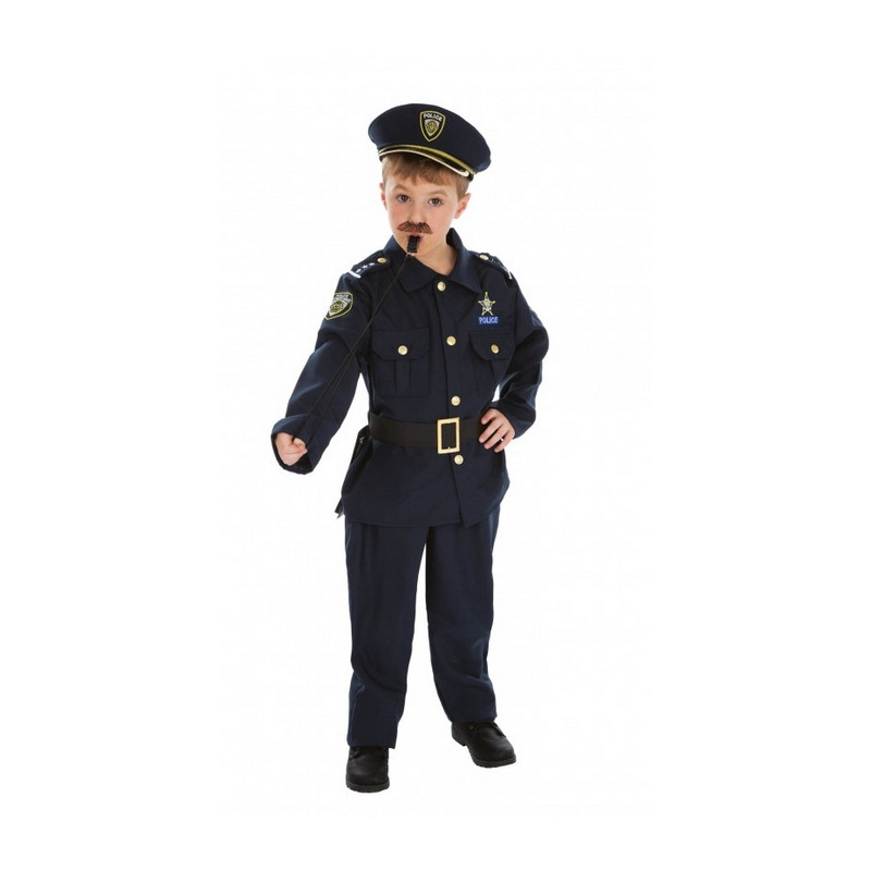 Déguisement policier bleu marine garçon Déguisements C4085-