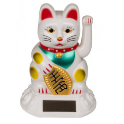 Figurine chat chinois porte bonheur 8 cm Déco festive 579731