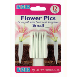 Pics pour fleurs x 12 format petit PME Cake Design FP300