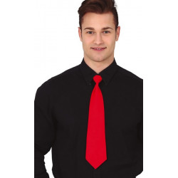 Cravate rouge 47 cm Accessoires de fête 16964