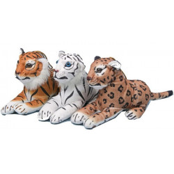 Peluche tigre ou léopard 19 cm Jouets et articles kermesse 95602