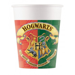 Gobelets carton x 8 Harry Potter™ 25 cl Déco festive LHAR93506