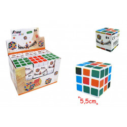 Cube Rubic 5.5 cm vendu par 12 Jouets et articles kermesse 22158-LOT