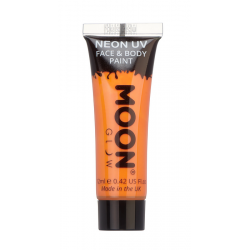 Maquillage Moon glow néon UV intense 12 ml Orange Accessoires de fête SM33519