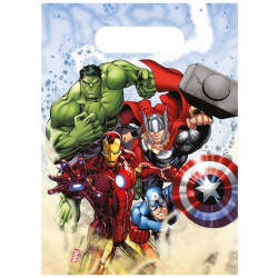 Sachets anniversaire Avengers Infinity Stones ™ x 6 Déco festive LAVE94178