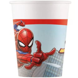 Gobelets anniversaire Spiderman Crime Fighter™ x 8 Déco festive LSPI93864