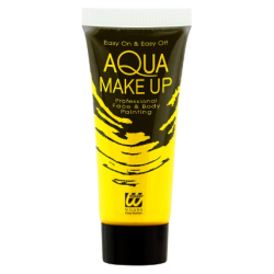 Tube maquillage à l'eau 30 g jaune fluo Accessoires de fête 09971