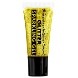 Tube crème maquillage 25 g dorée scintillante Accessoires de fête 1963T