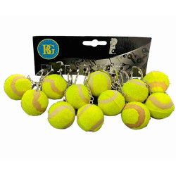 Lot de 12 porte-clés balle de tennis 3,8 cm Jouets et articles kermesse 19955