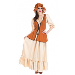 Déguisement robe médiévale femme taille L Déguisements C4132L
