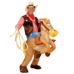 Déguisement cowboy gonflable taille unique Déguisements COS-COWBOY