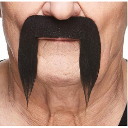 Moustache longue noire pirate Accessoires de fête 26422G